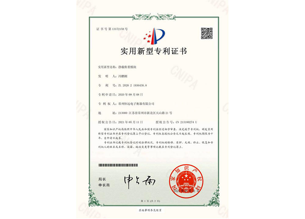 靜(jing)載(zai)稱重(zhong)糢(mo)塊(kuai)